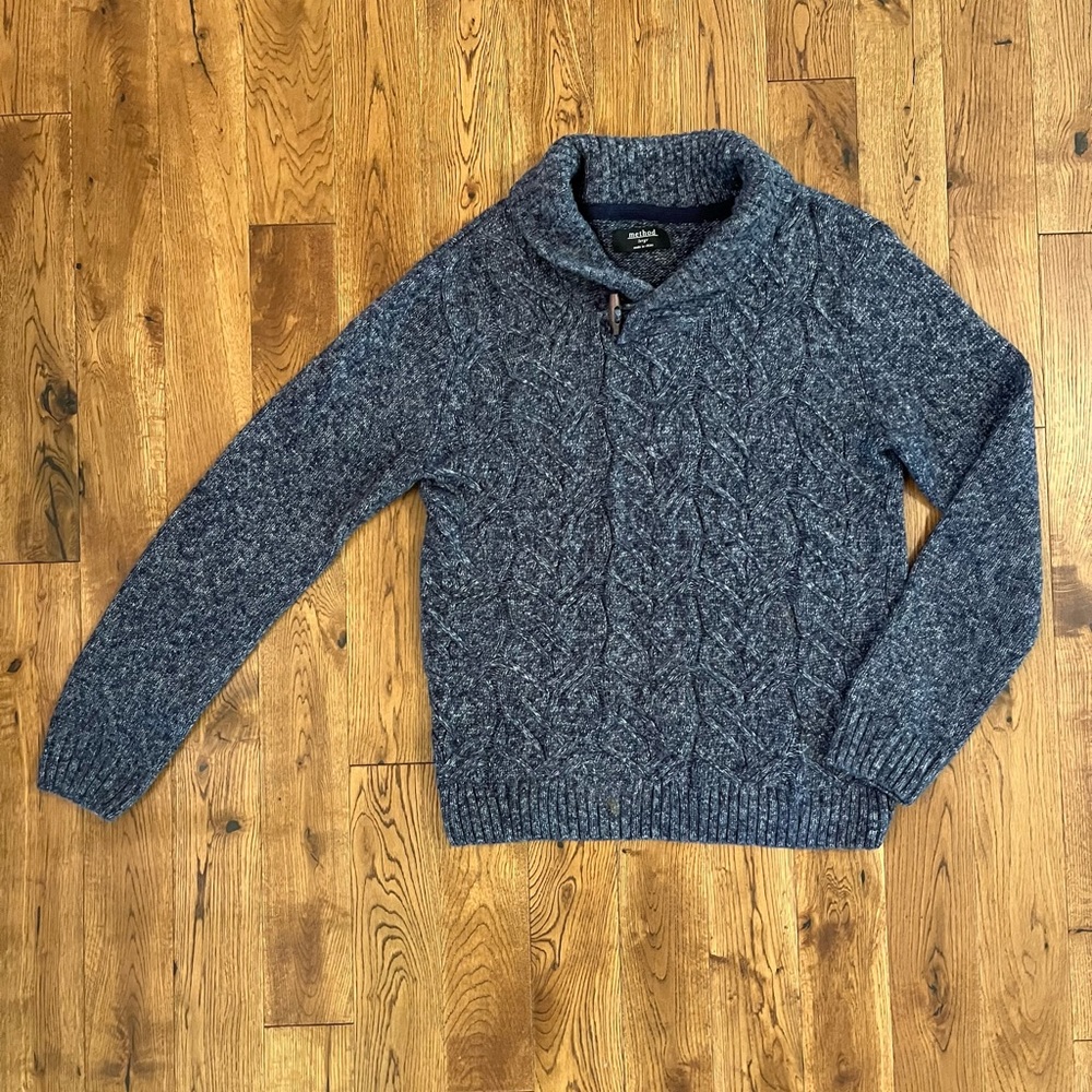Method Sweater, Heather Blue/Gray, L